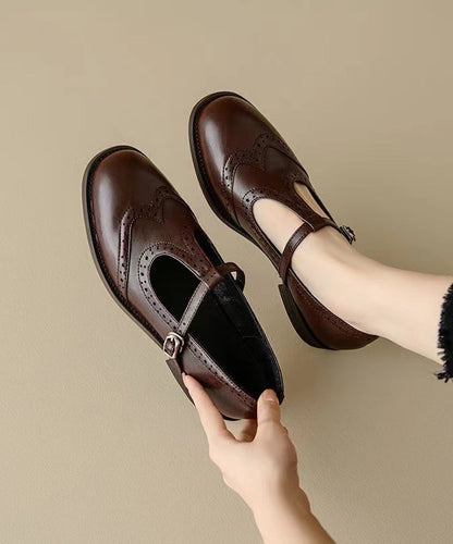Kvinnors Loafers Splicing 0