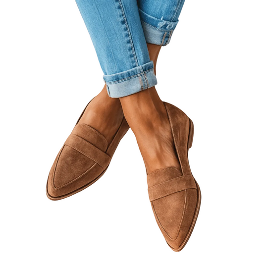 Kvinnors Loafers i Mjuk Mocka 0