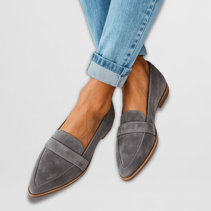 Kvinnors Loafers i Mjuk Mocka 1