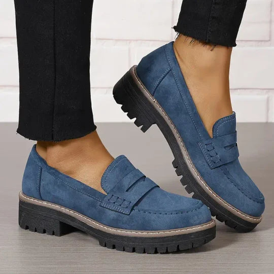 Kvinnors Loafers med Plattform 8