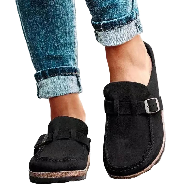 Kvinnors Loafers med Spänne Casual Stil 0