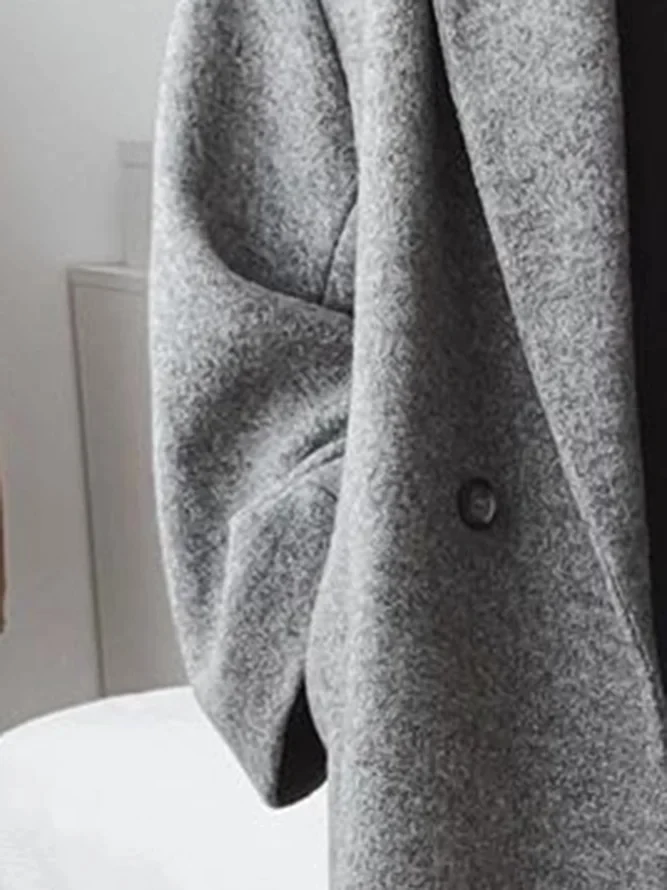 Kvinnors Longline Kappa Överdimensionerad 2