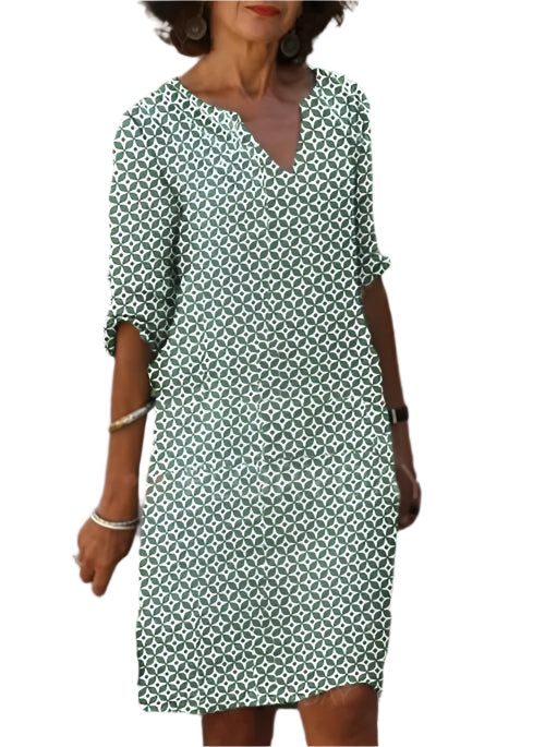 Kvinnors Loose Dress Avslappnad Lätt Material 0