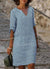 Kvinnors Loose Dress Avslappnad Lätt Material 2