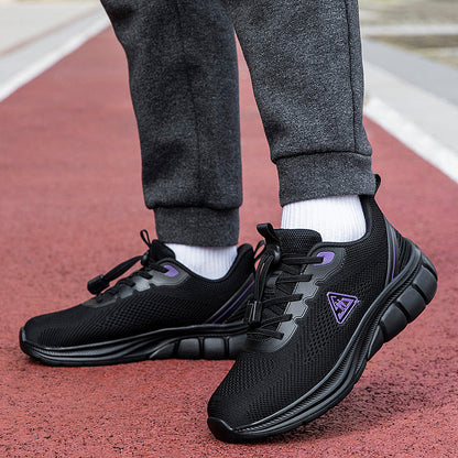 Kvinnors Löparsneakers Ventilerande Design Med Snabbsnörning 4