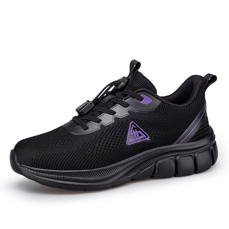 Kvinnors Löparsneakers Ventilerande Design Med Snabbsnörning 7