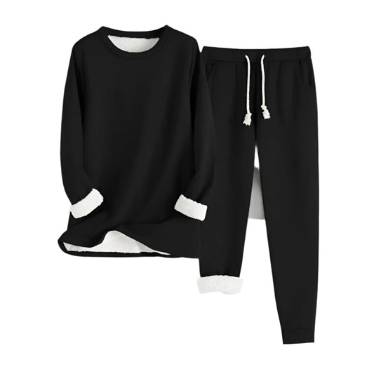 Kvinnors Lounge Set Oversized Mjuk Polyesterblandning 0