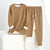 Kvinnors Lounge Set Oversized Mjuk Polyesterblandning 4