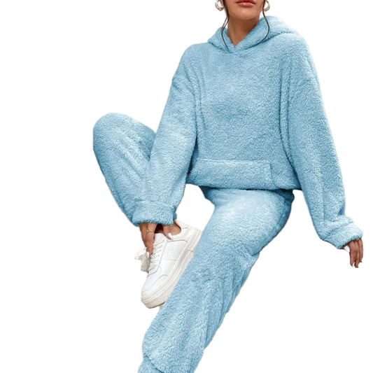 Kvinnors Loungeset med Huva för Vårmode 0