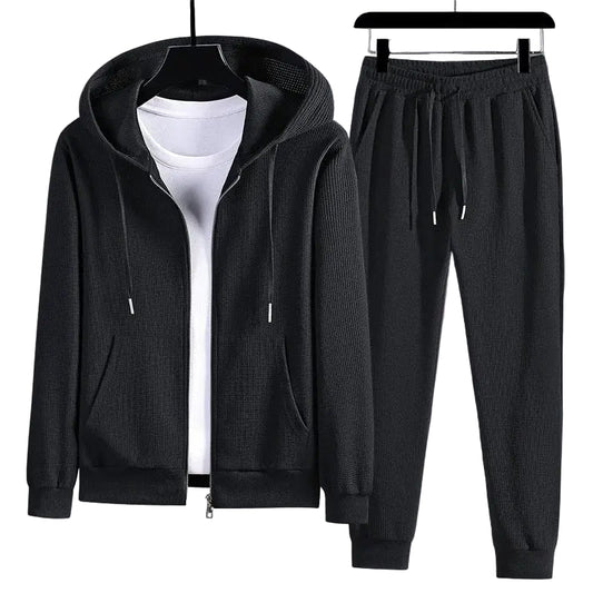 Kvinnors Loungewear-set Våffelstickat Trendigt 0