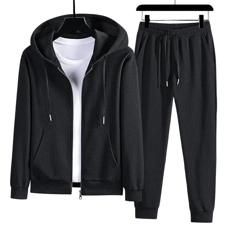 Kvinnors Loungewear-set Våffelstickat Trendigt 0