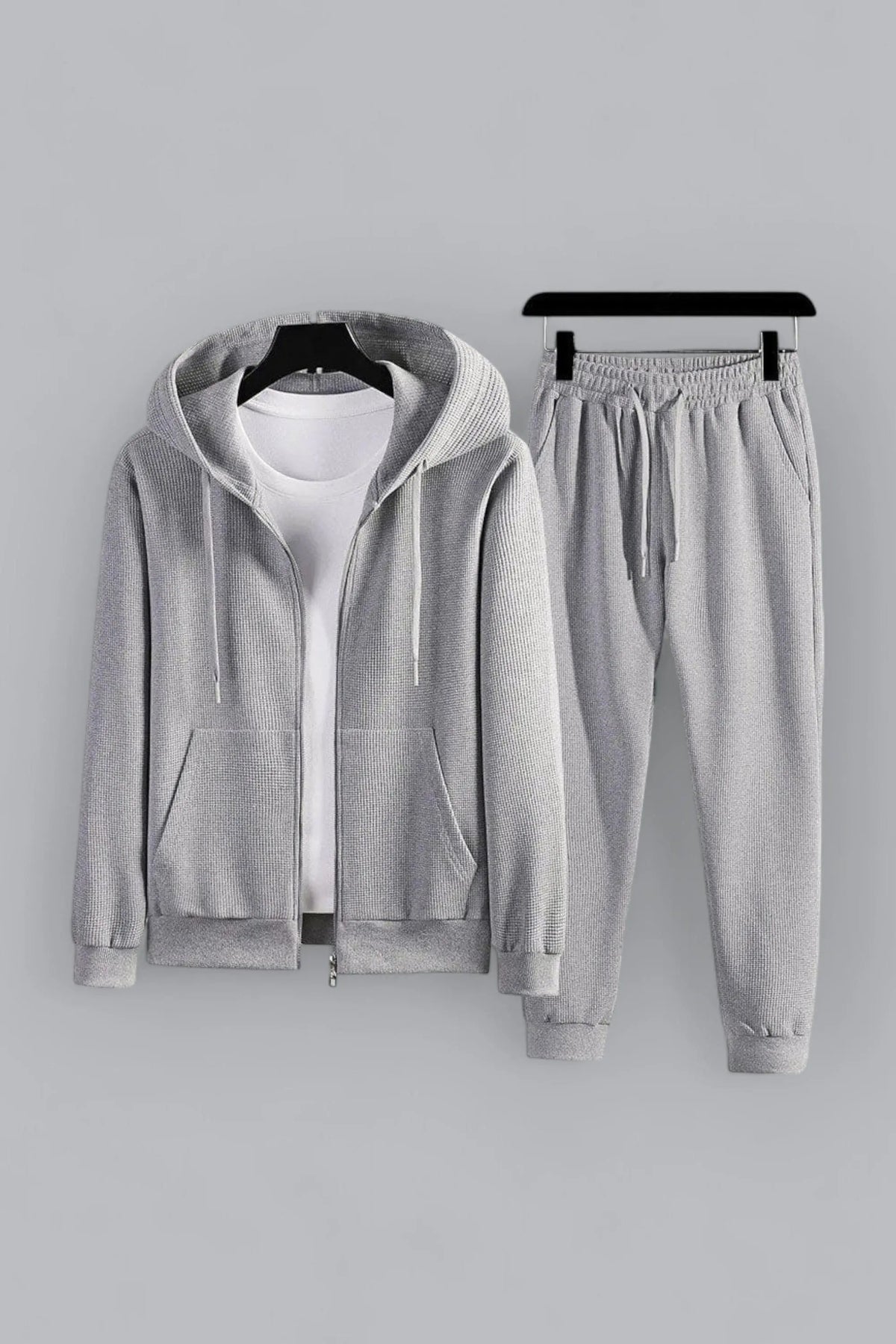 Kvinnors Loungewear-set Våffelstickat Trendigt 1