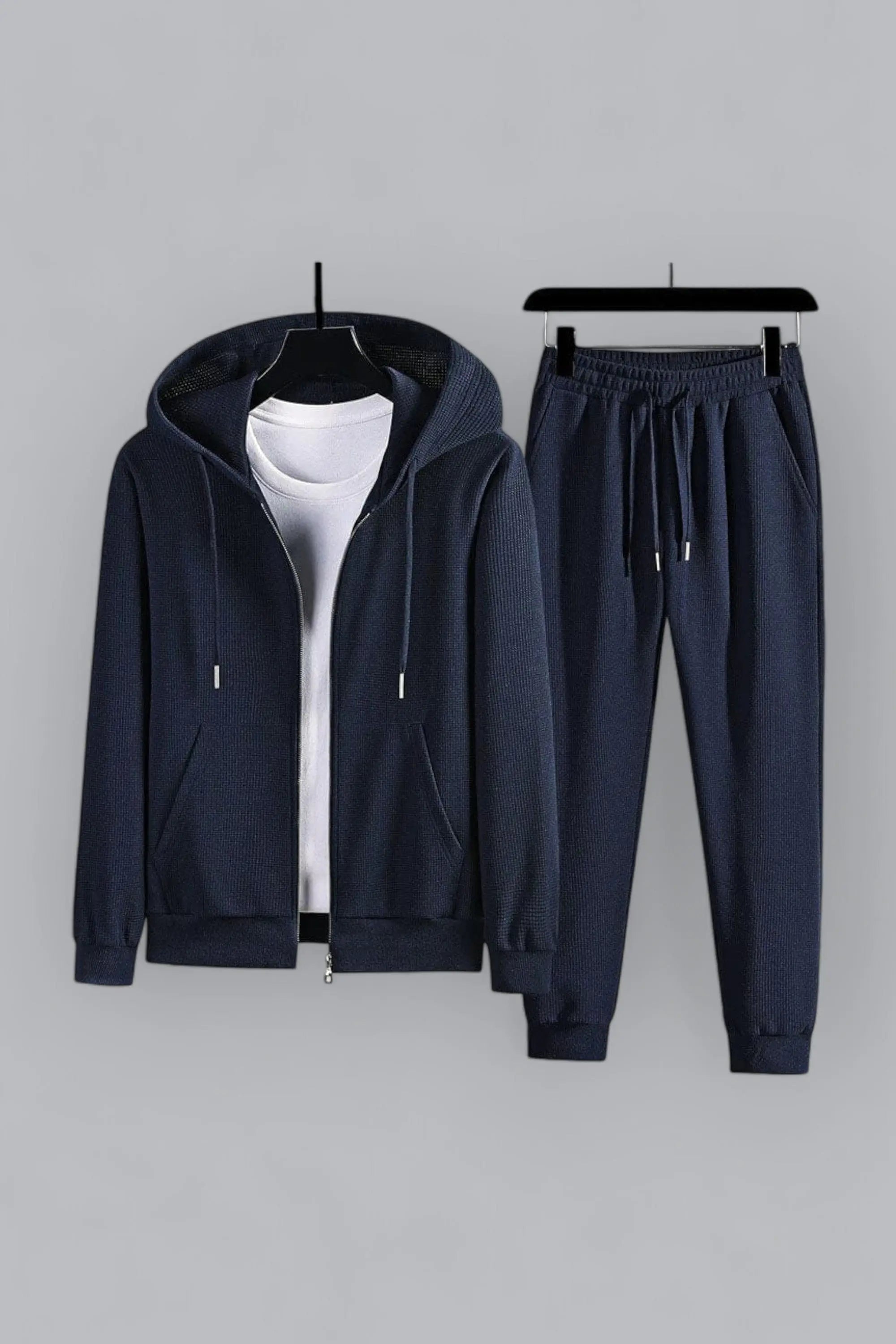 Kvinnors Loungewear-set Våffelstickat Trendigt 2