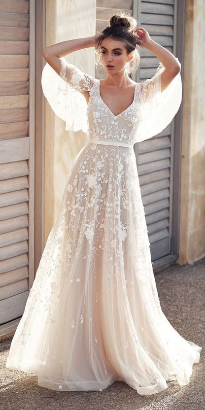 Kvinnors Maxi Klänning Blommig Polyester 3