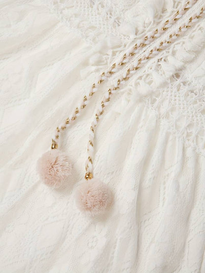 Kvinnors Maxi Klänning Boho Stil 5