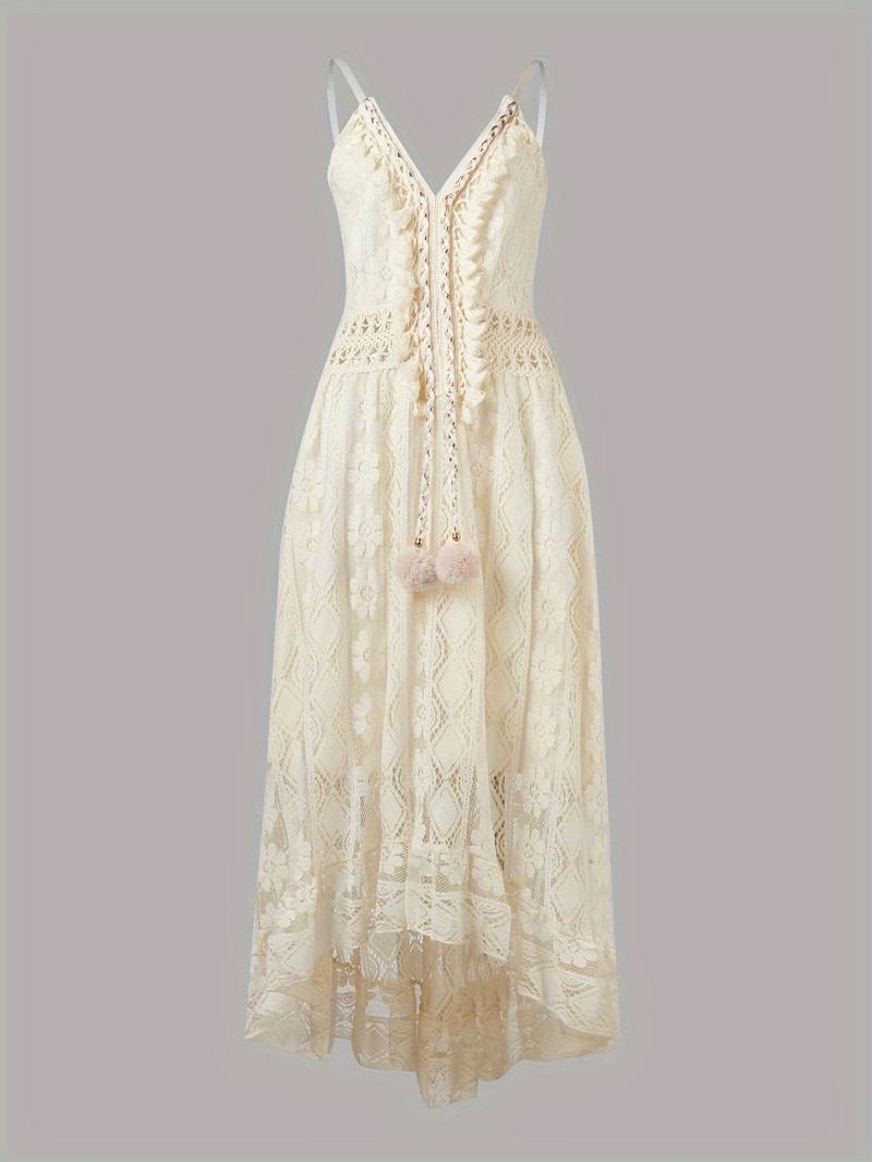 Kvinnors Maxi Klänning Boho Stil 7