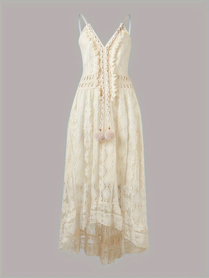 Kvinnors Maxi Klänning Boho Stil 7