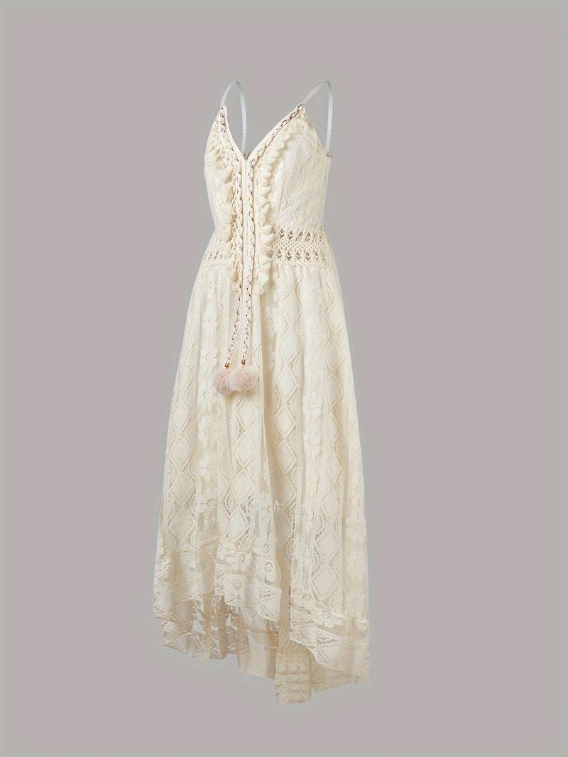 Kvinnors Maxi Klänning Boho Stil 8