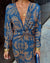 Kvinnors Maxi Klänning Boho Wrap Stil 2