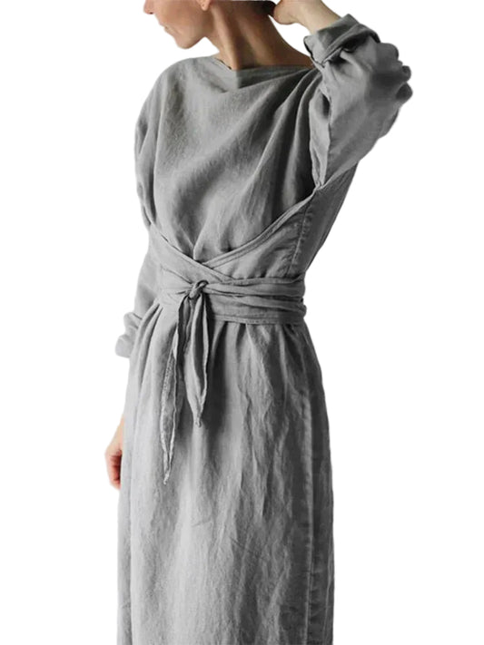 Kvinnors Maxi Klänning Med Elegant Design 0
