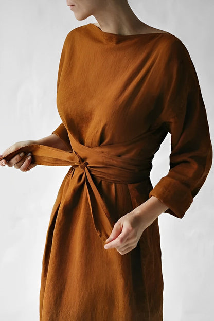 Kvinnors Maxi Klänning Med Elegant Design 5