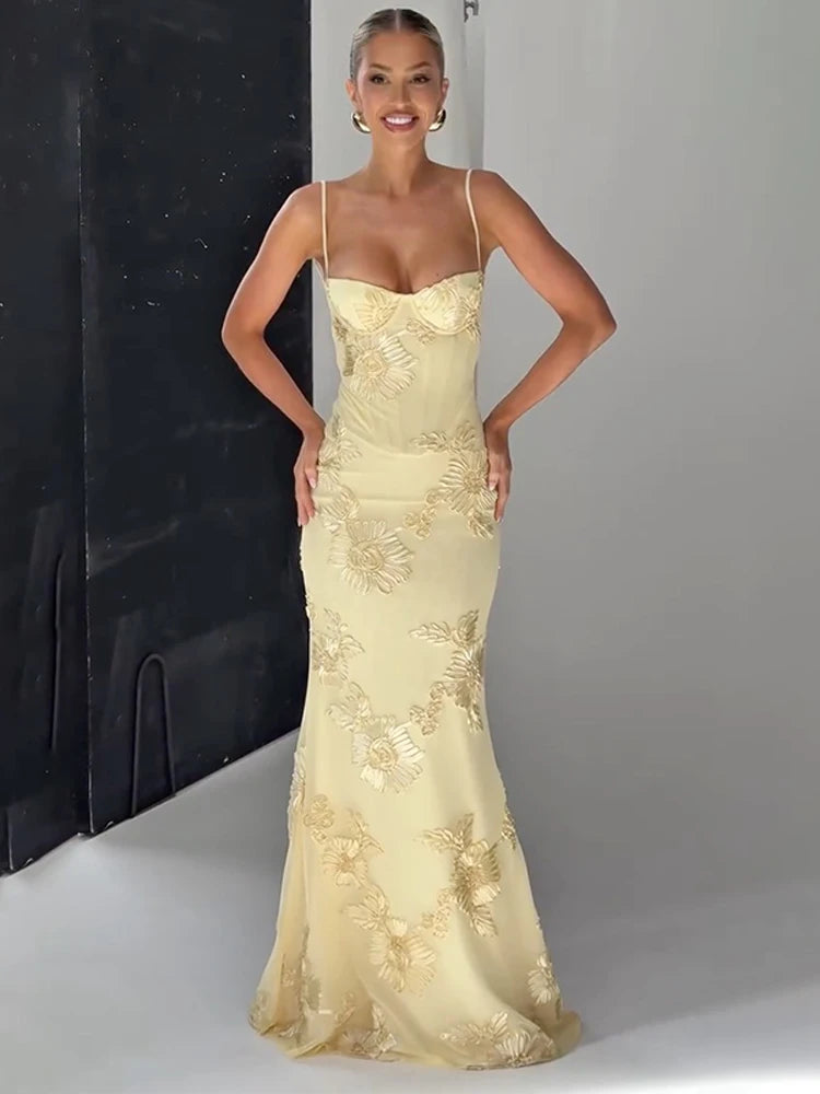 Kvinnors Maxiklänning Blommönstrad Off Shoulder 1