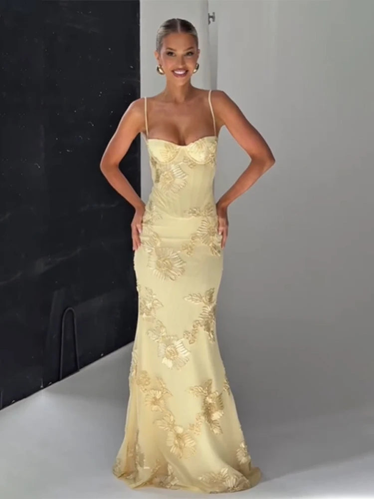 Kvinnors Maxiklänning Blommönstrad Off Shoulder 4