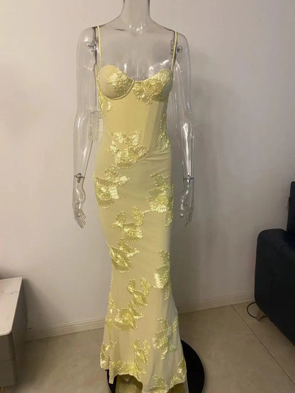 Kvinnors Maxiklänning Blommönstrad Off Shoulder 6