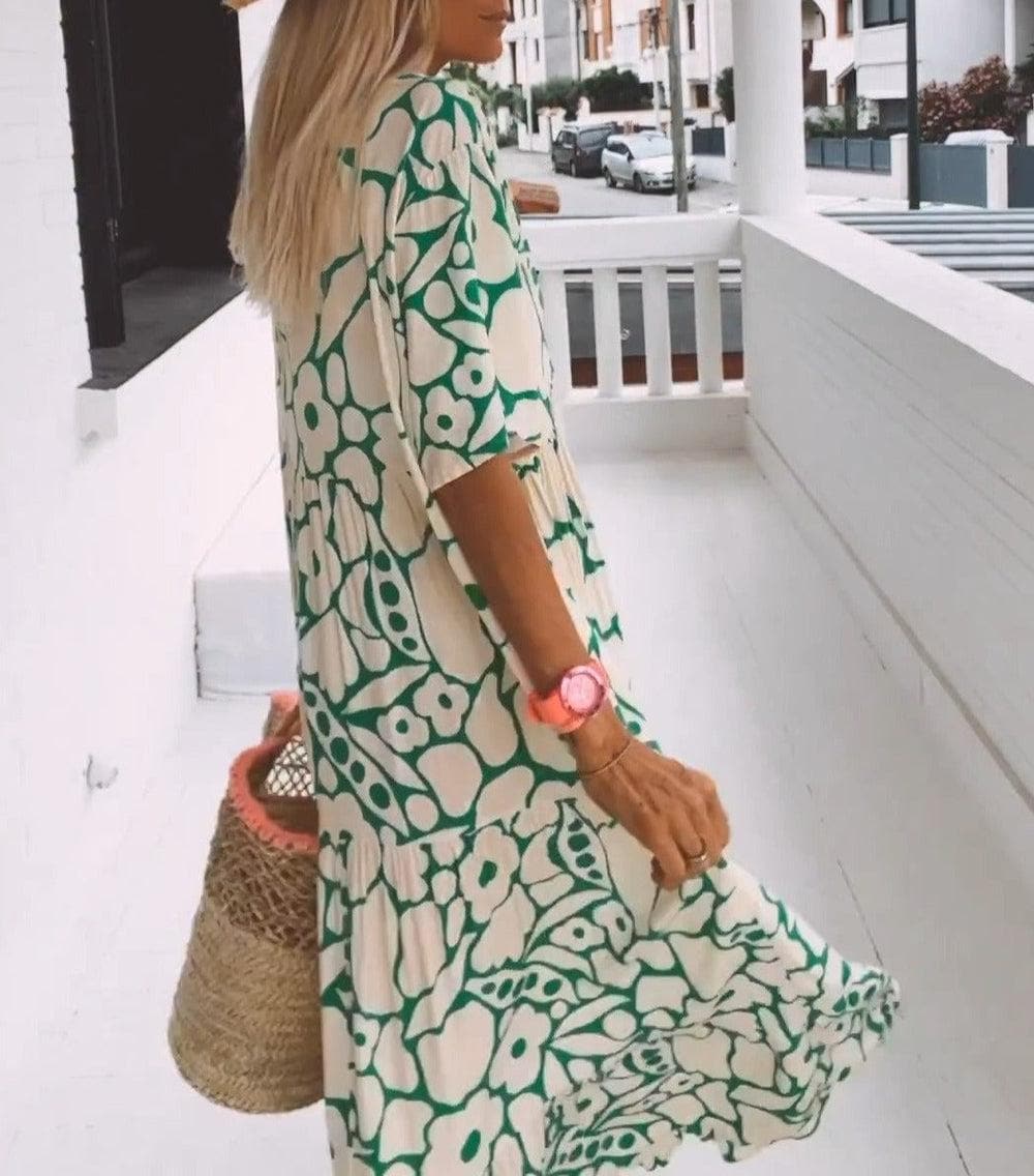 Kvinnors Maxiklänning Bohemian Stil 1