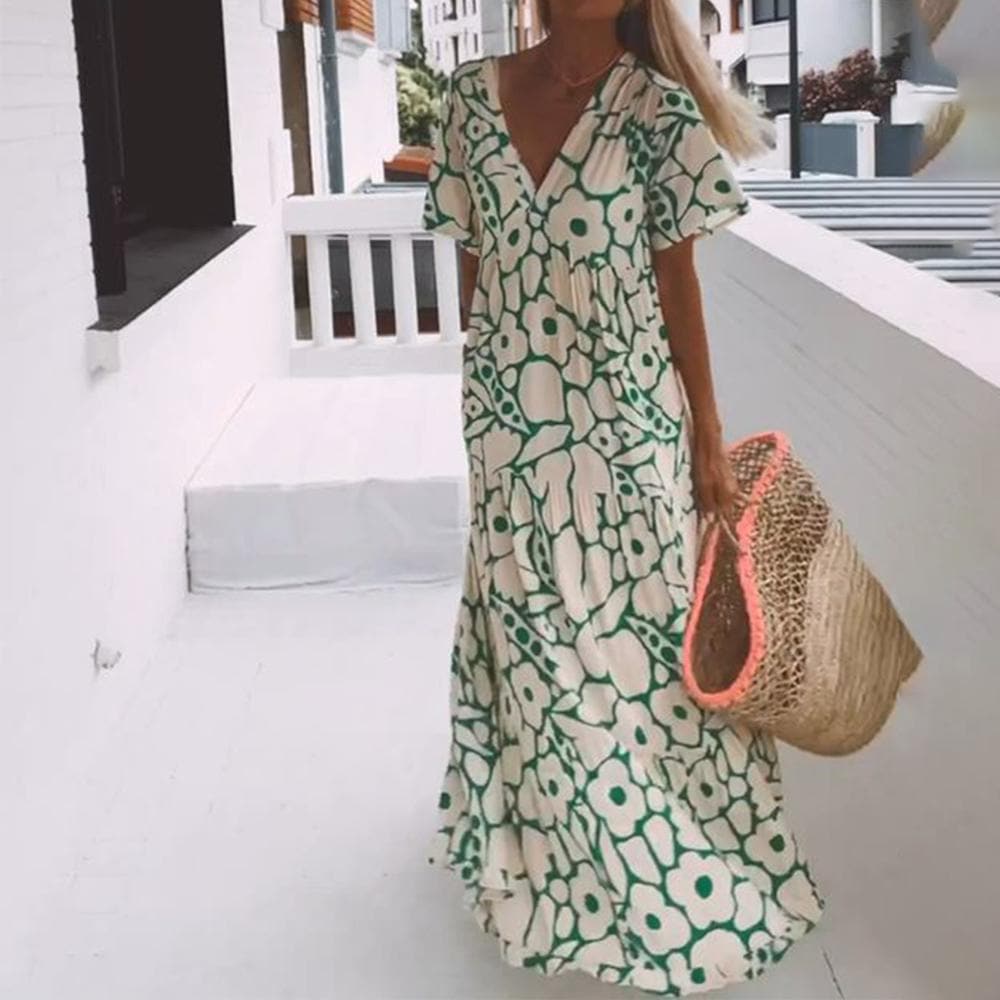 Kvinnors Maxiklänning Bohemian Stil 4