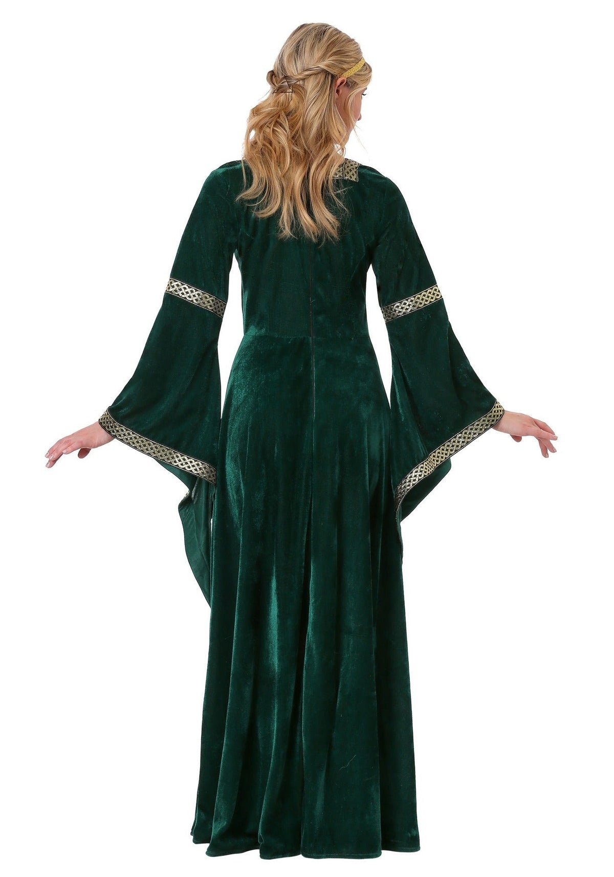 Kvinnors Maxiklänning Långärmad Prinsessstil Polyester 1