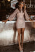 Kvinnors Midi Klänning Glitter Bodycon Syntetisk Blandning 3