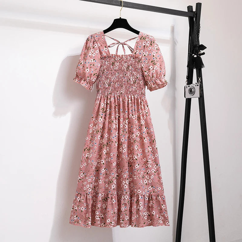 Kvinnors Midiklänning Bohemian Stil 11