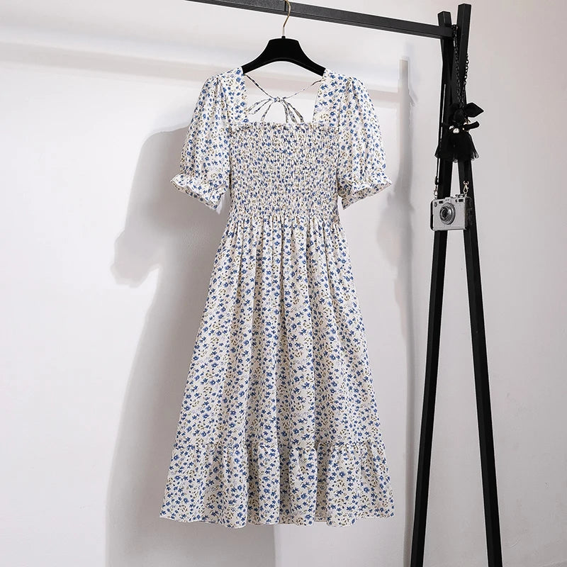 Kvinnors Midiklänning Bohemian Stil 16