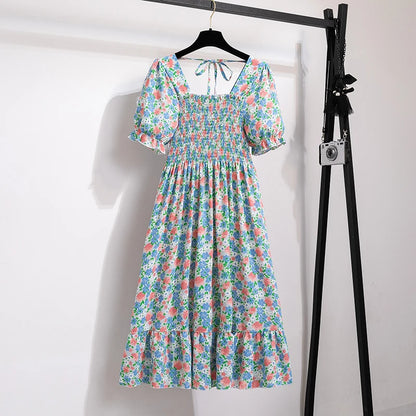 Kvinnors Midiklänning Bohemian Stil 24