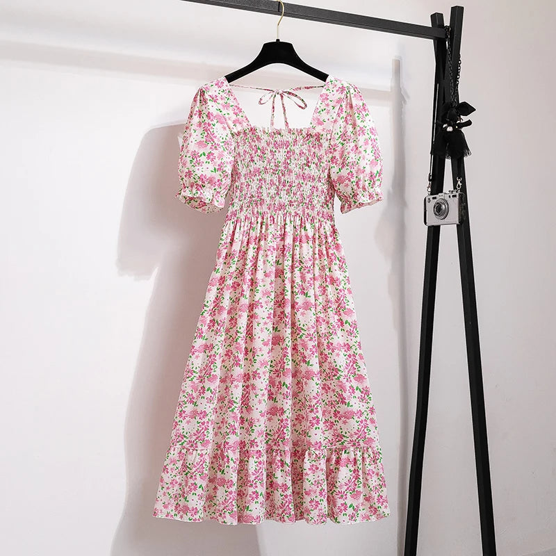 Kvinnors Midiklänning Bohemian Stil 3