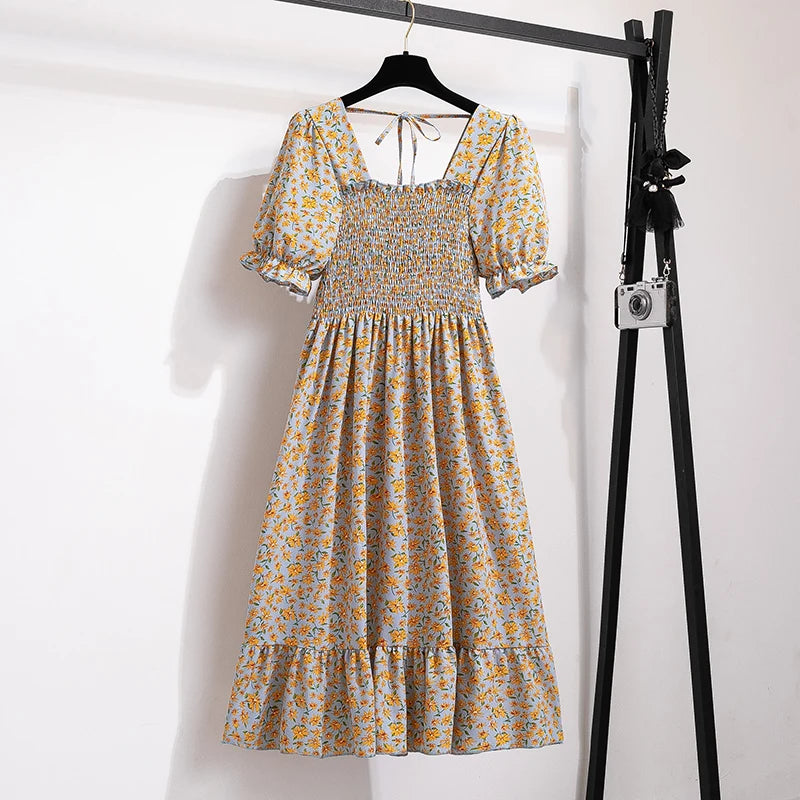 Kvinnors Midiklänning Bohemian Stil 8