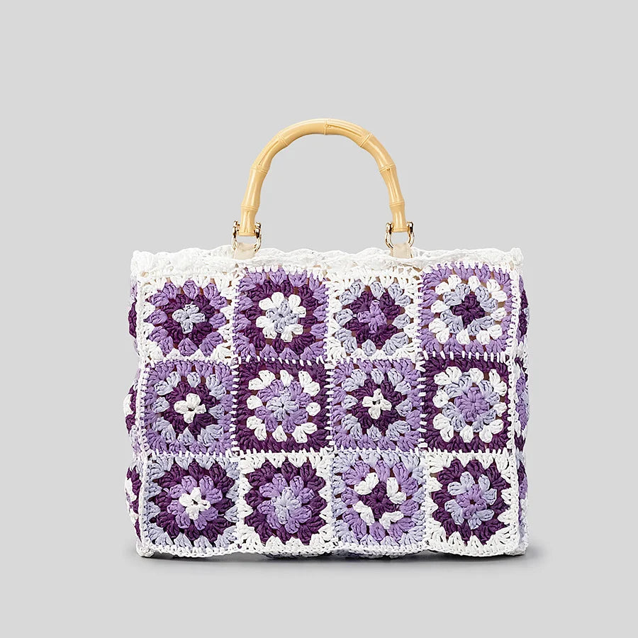 Kvinnors Mini Tote Väska Boho Stil 3