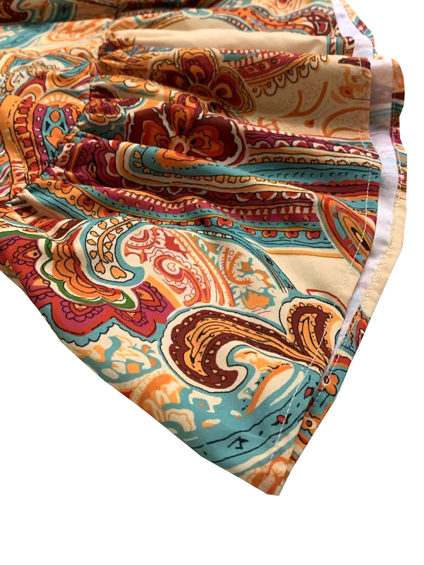 Kvinnors Miniklänning Rygglös Boho-Stil 4