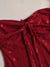 Kvinnors Off Shoulder Klänning Sweetheart Urringning Stretchig Polyester 5