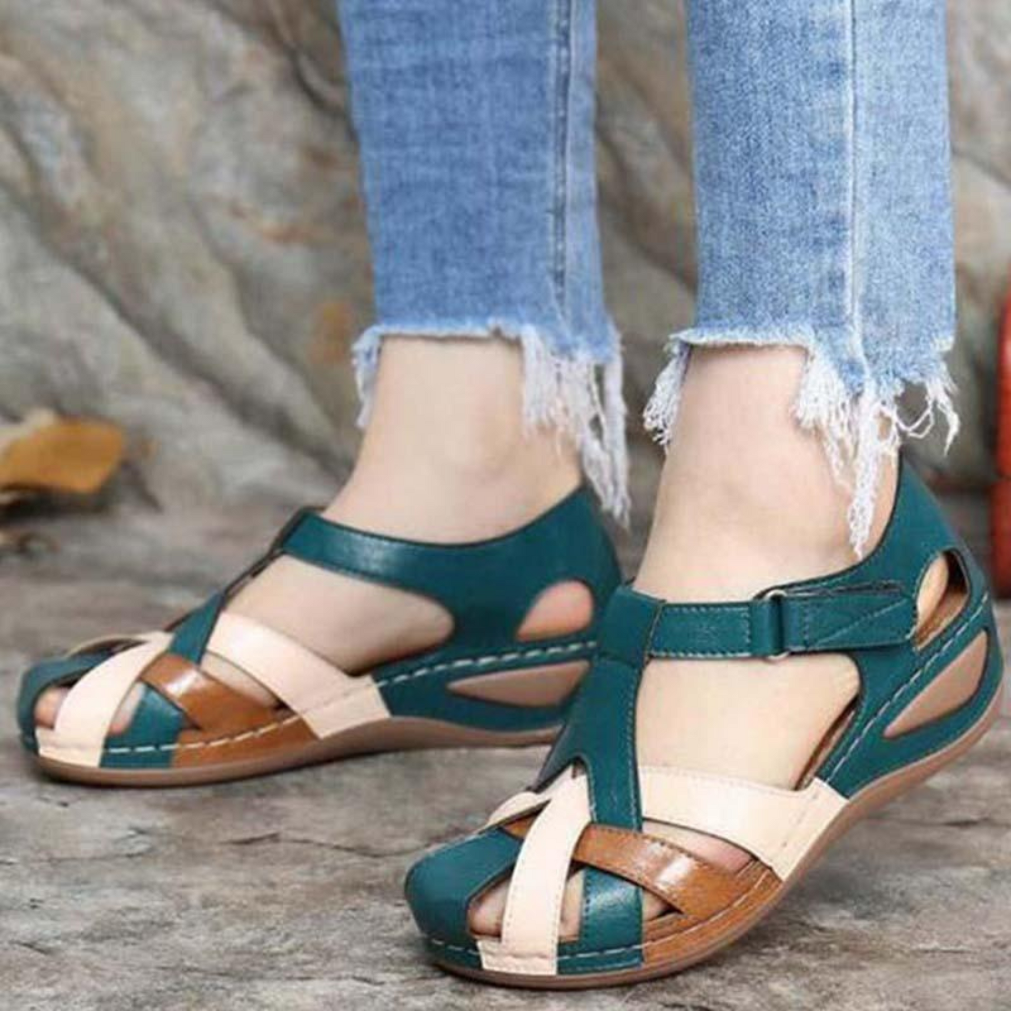 Kvinnors Öppna Sandaler Ultralätta Design 2