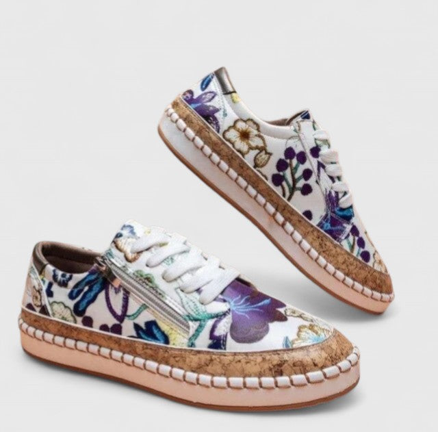 Kvinnors Ortopediska Skor Slip-On Design med Halkfri Sula 2