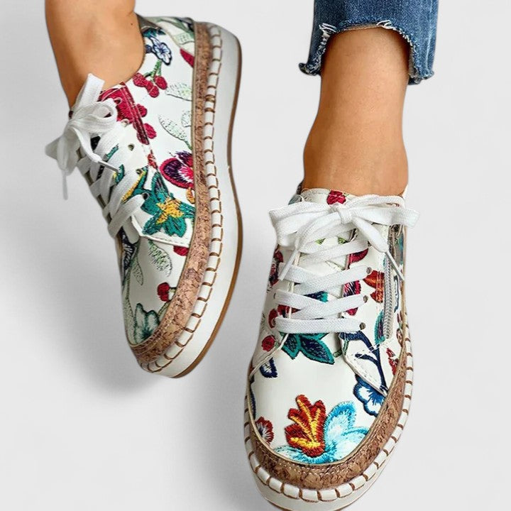 Kvinnors Ortopediska Skor Slip-On Design med Halkfri Sula 3