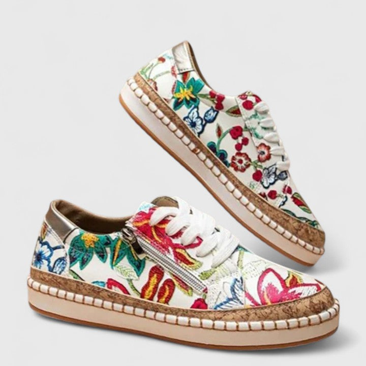 Kvinnors Ortopediska Skor Slip-On Design med Halkfri Sula 4