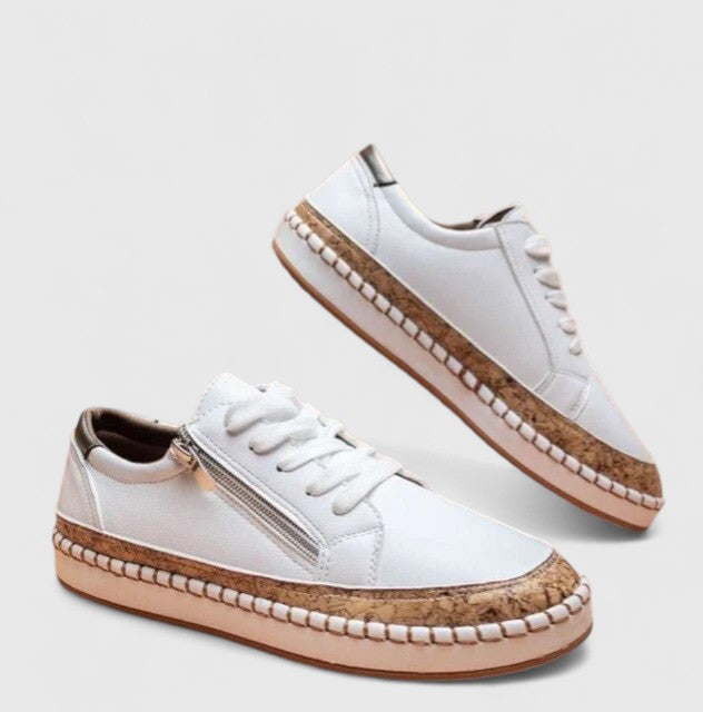 Kvinnors Ortopediska Skor Slip-On Design med Halkfri Sula 6