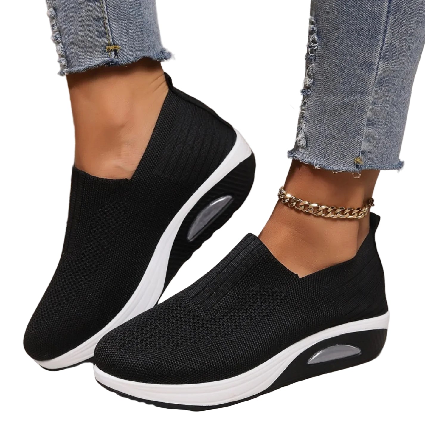 Kvinnors Ortopediska Sneakers med Stöd och Komfort 0