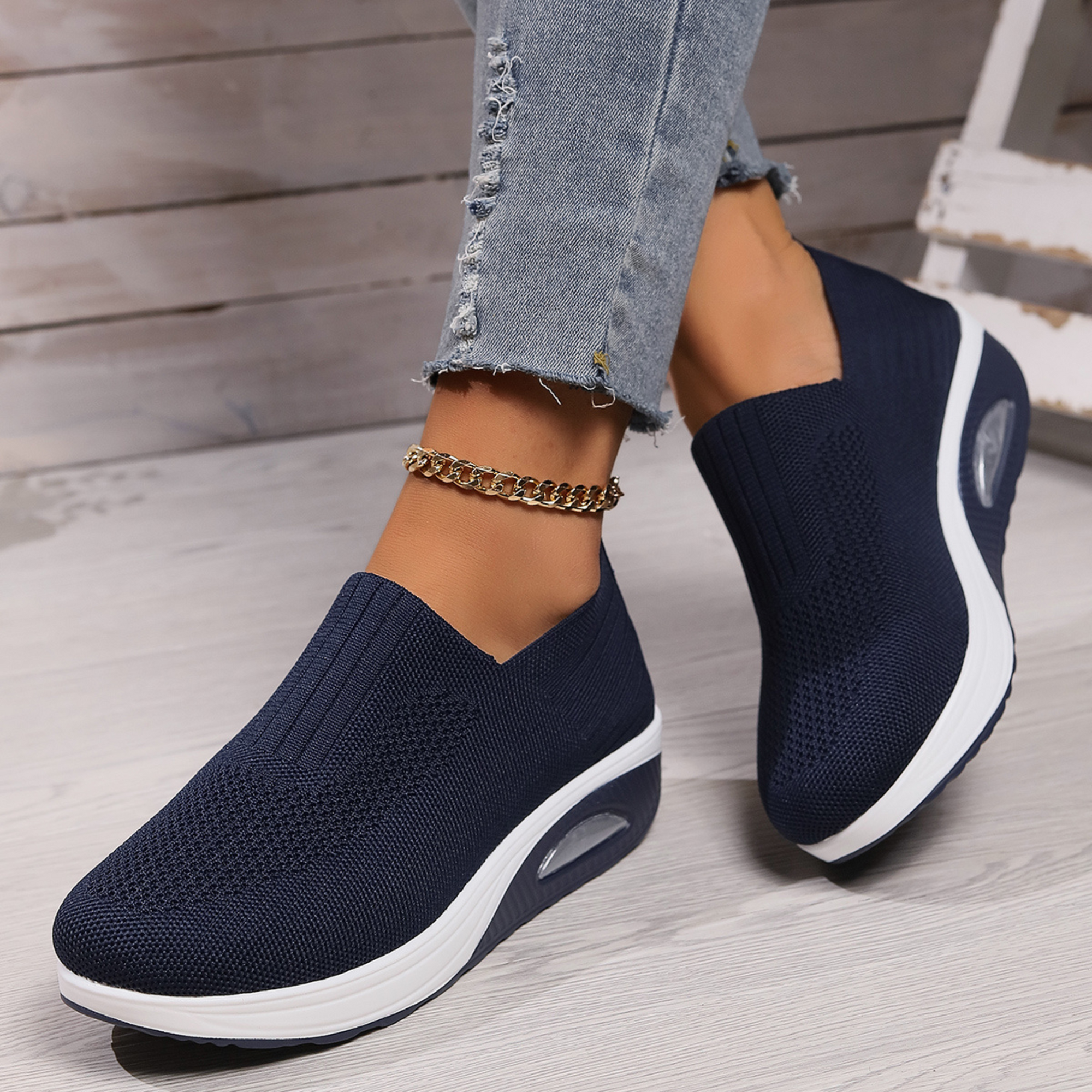 Kvinnors Ortopediska Sneakers med Stöd och Komfort 6