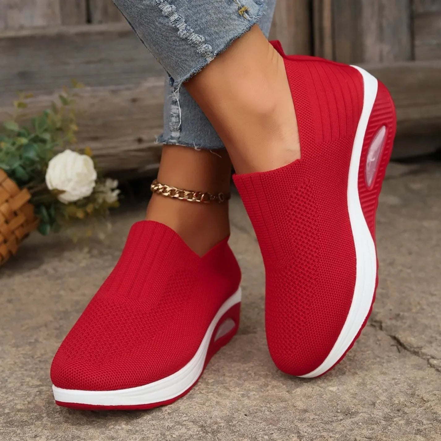 Kvinnors Ortopediska Sneakers med Stöd och Komfort 9