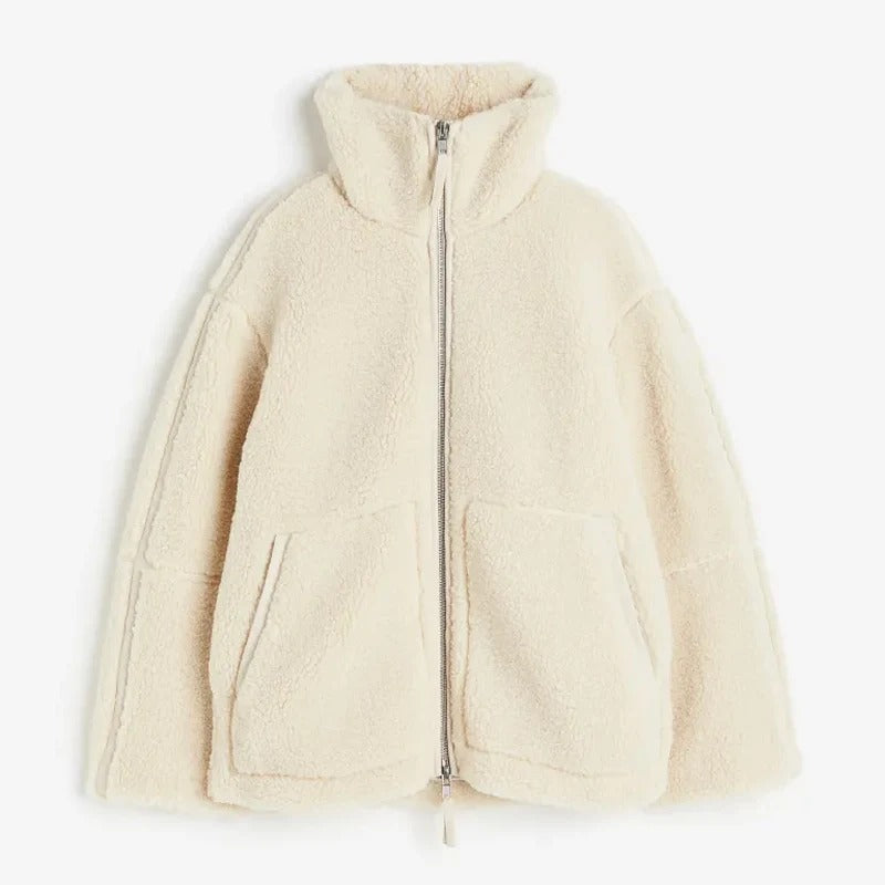 Kvinnors Oversize Jacka Varm och Trendig 1