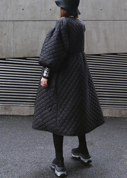 Kvinnors Oversize Vinterkappa med Lanternärm 3